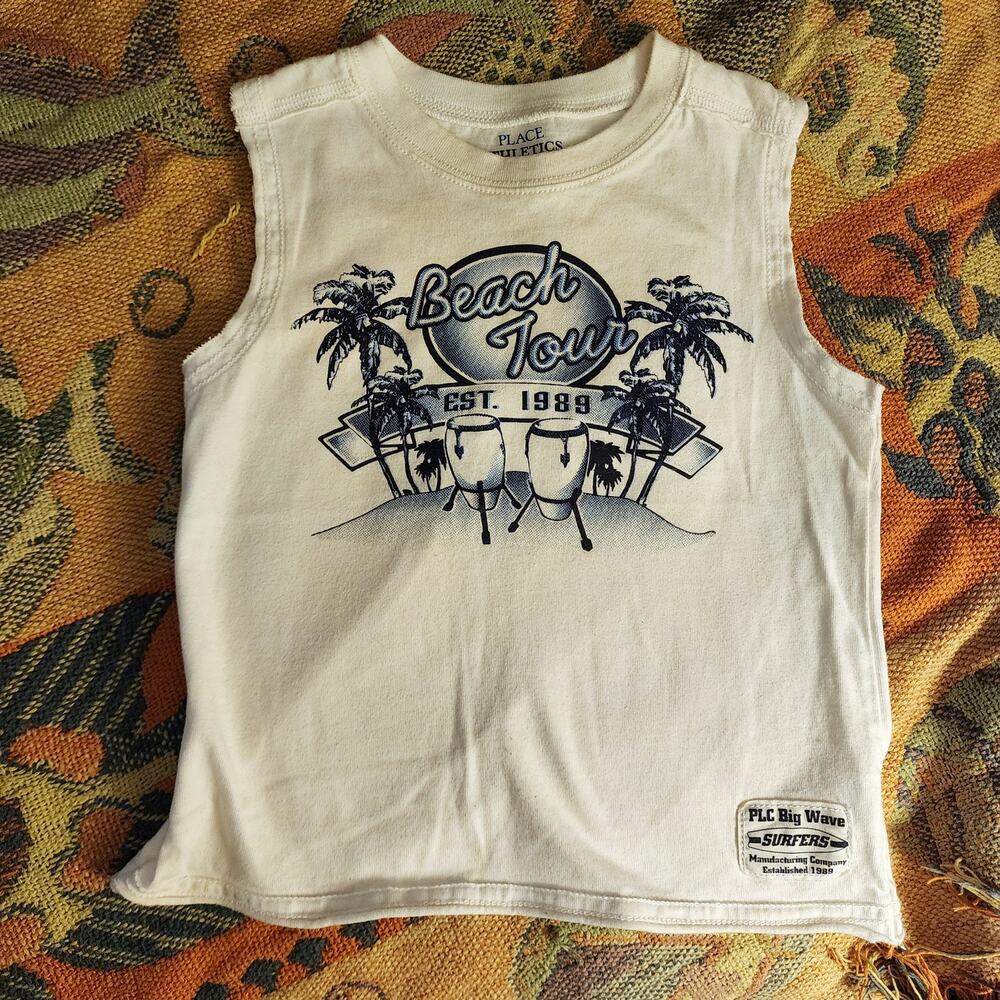 Children's Place Beach Tour Cotton Tank Top